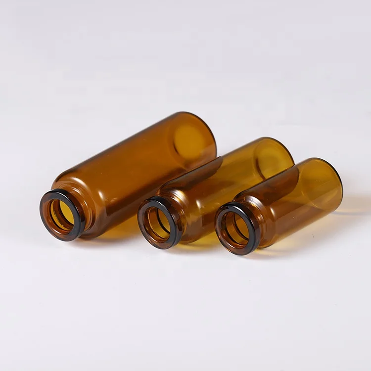 Pharmaceutical 2ml 4ml 5ml 6ml 7ml 8ml 10ml 15ml 20ml 30ml clear amber glass tubular vials injection test tube vial