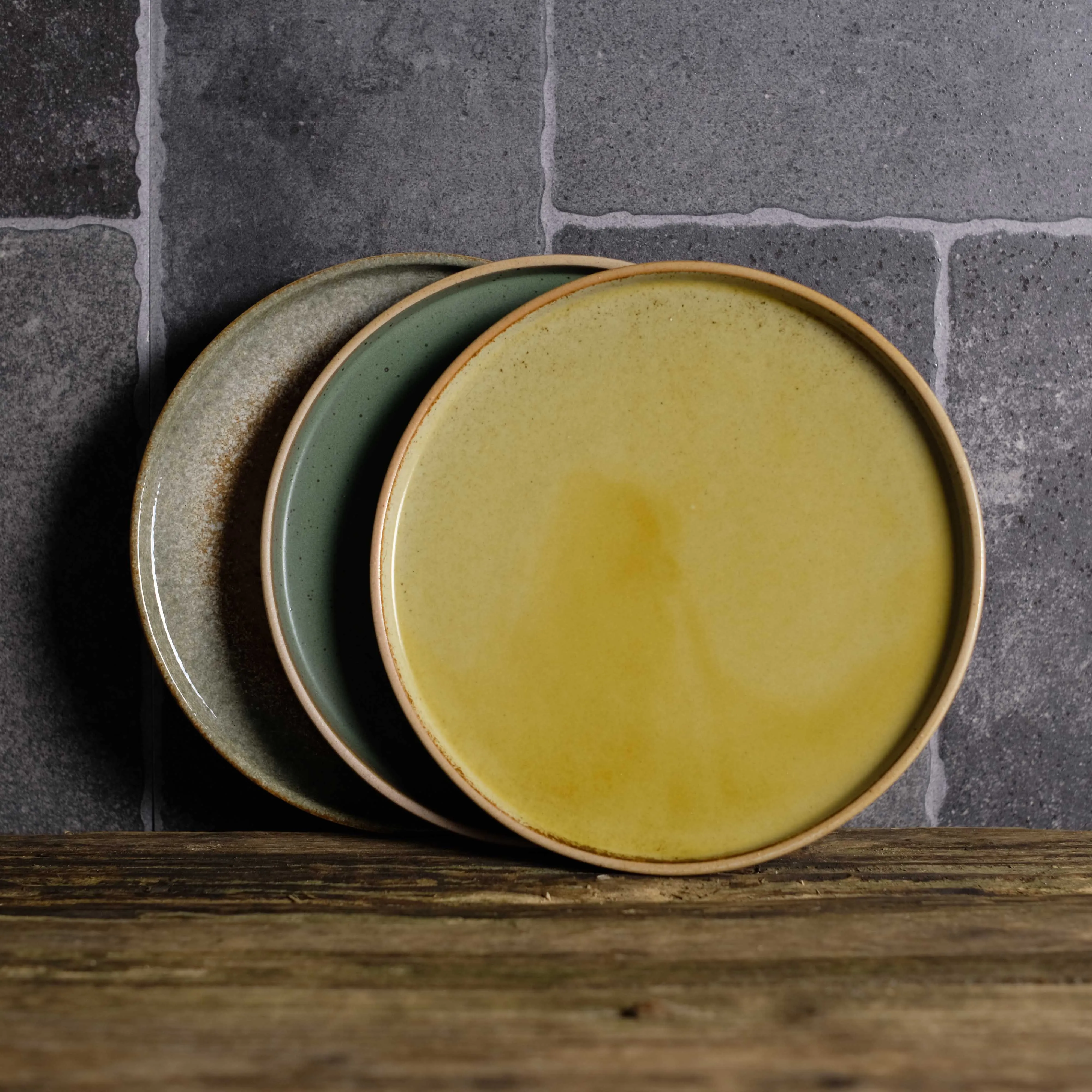 Retro 2024 Rustic Vajilla Ceramic Pratos Dinner Set hotel Plate Ceramic For Restaurant porcelain dishes plates sets dinnerware