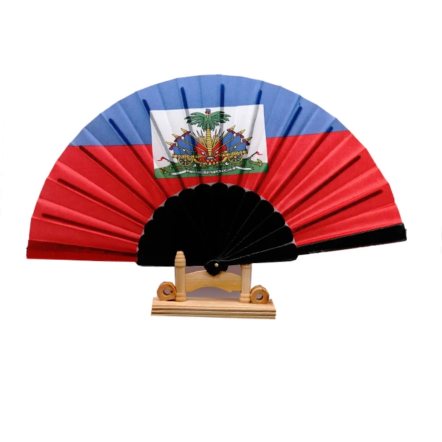  Персонализированные ручные вентиляторы для foldinga по запросу клиента с деревянными ребрами