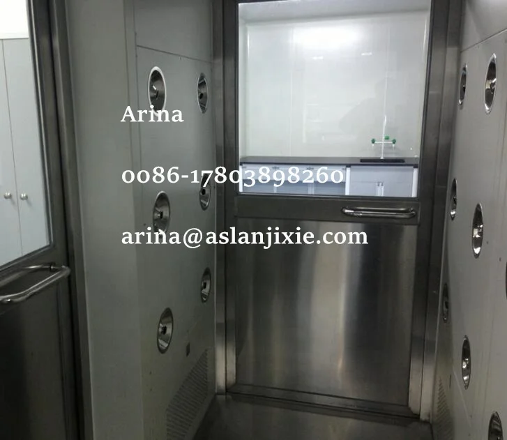 Высокое качество нержавеющая сталь чистая комната мастерская автоматическая дверь воздушный Душ