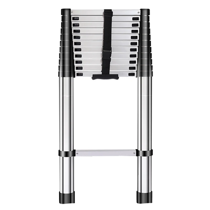 2024 hot selling top quality cheaper customized new design extension  2.6m 3.2m stainless telescopic ladder
