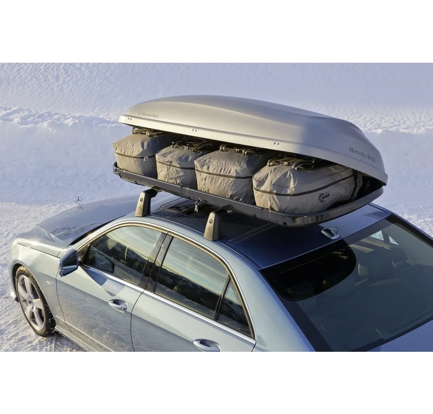 Universal Smooth Mount Fitting SUV Waterproof 600L Roof Box Dual Side Open Luggage Bagage Roof Rack Storage Box for Car