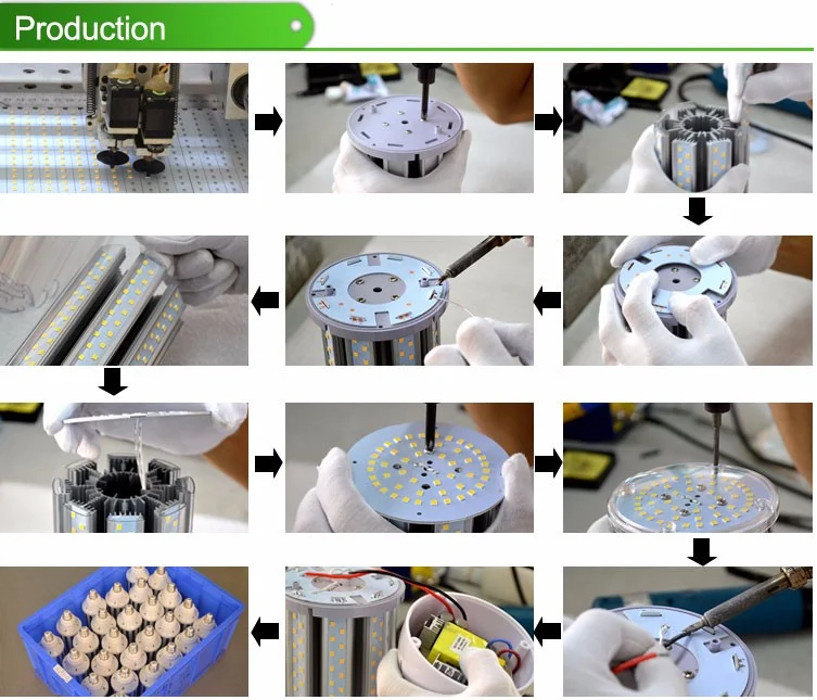 China supplier E27/E26/E40/E39 SMD2835 LED corn lamp LED light corn bulb