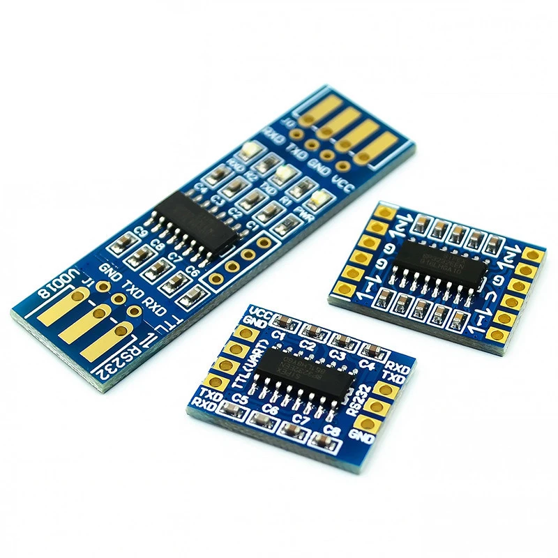 Модуль RS232 SP3232 TTL на RS232, модуль с последовательным портом TTL, Тонущая Золотая плата