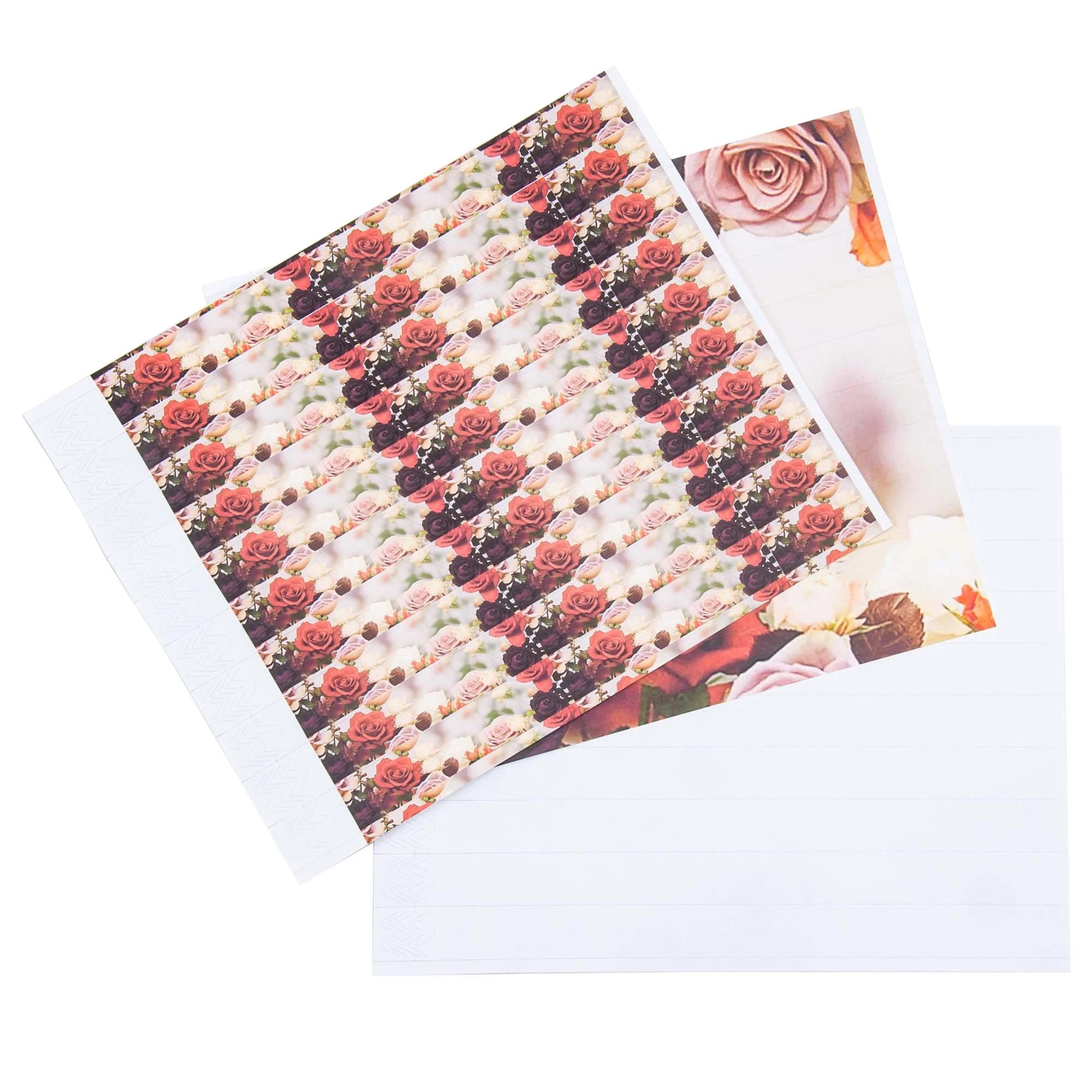 Custom various colors plain event tyvek paper wristband with random series number for party