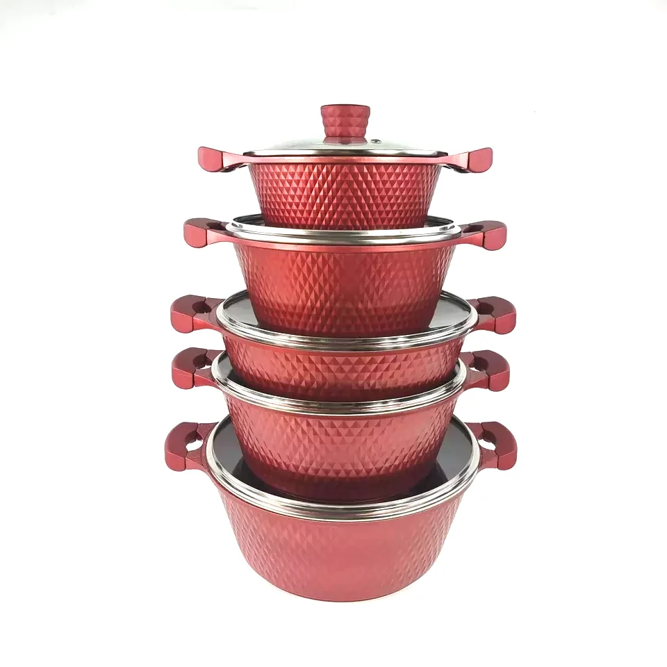 10 sets Maifan stone gift pot kitchen household soup pot set pot wholesale on site and Non Stick Cookware