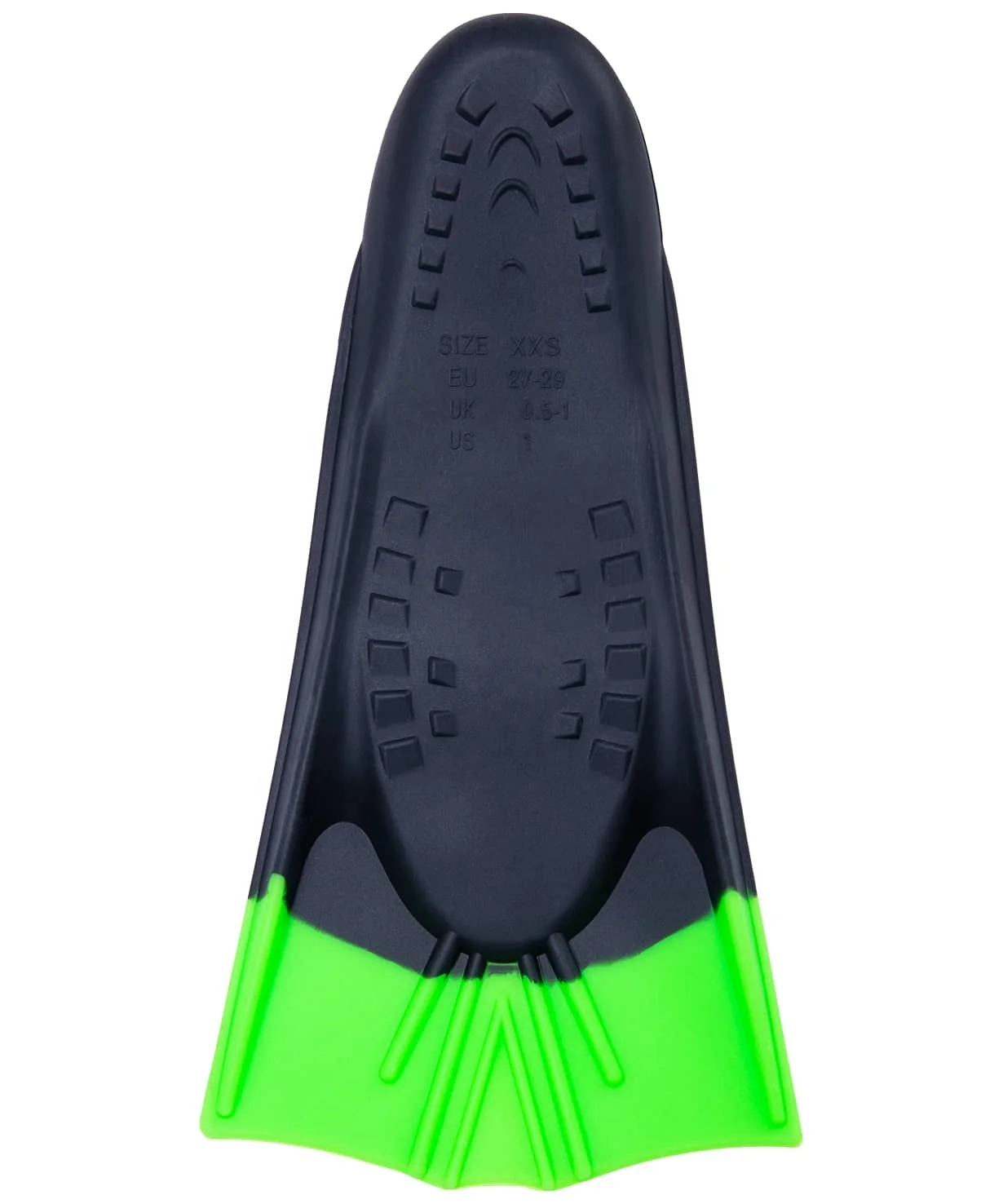 Best seller custom logo with brand swim fins in silicone flippers for swimming pool diving fin