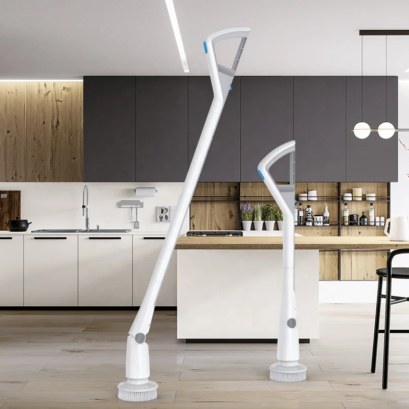 Electric Household Scrubber Eco Friendly Cleaning Products Handheld Light Weight 2 Speed Saves Effort Li-ion New Upgraded