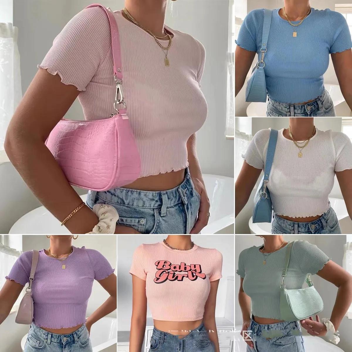 Оптовая продажа 2022, недорогая одежда с избыточным числом, одежда со склада, женская сексуальная Сексуальная сексуальная одежда для девушек, футболка, распродажа