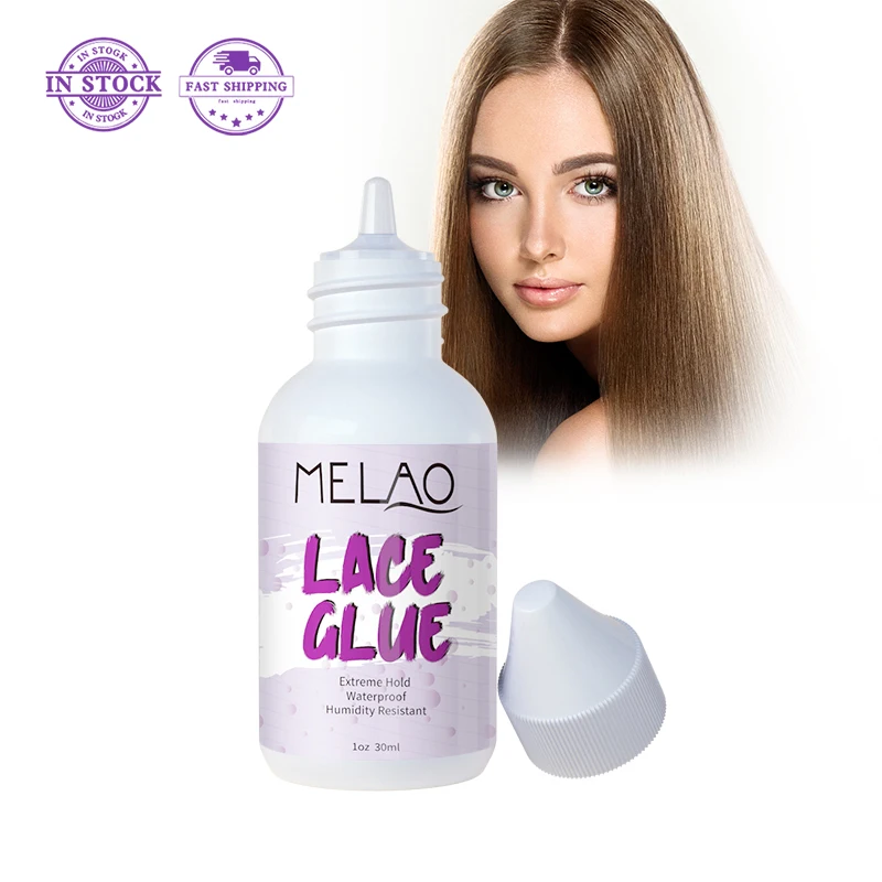Wholesale Private label front strong hair glue remover lace wig adhesive glue and tint spray set