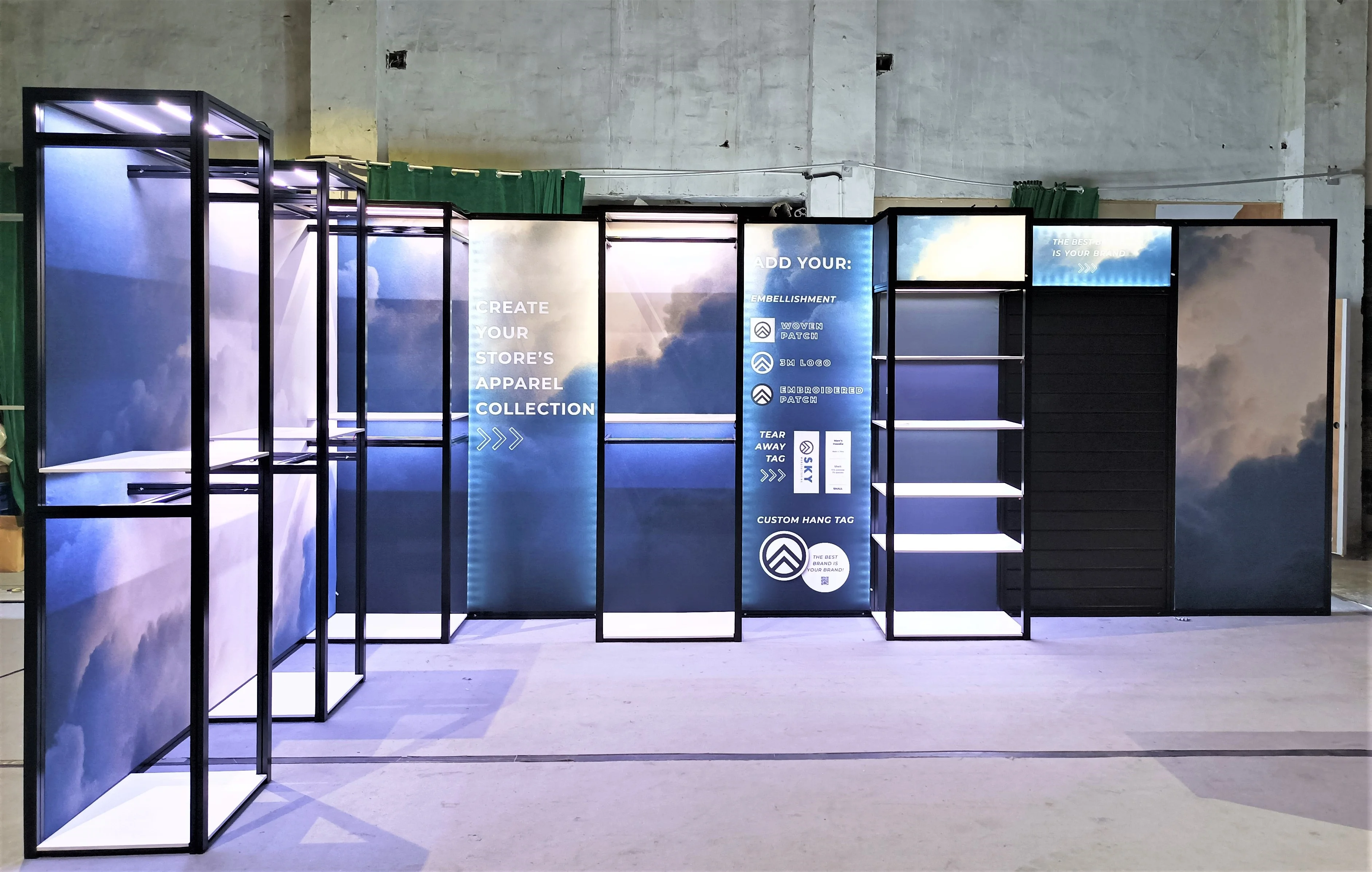 3x6m exhibition stand tradeshow booth display stand design