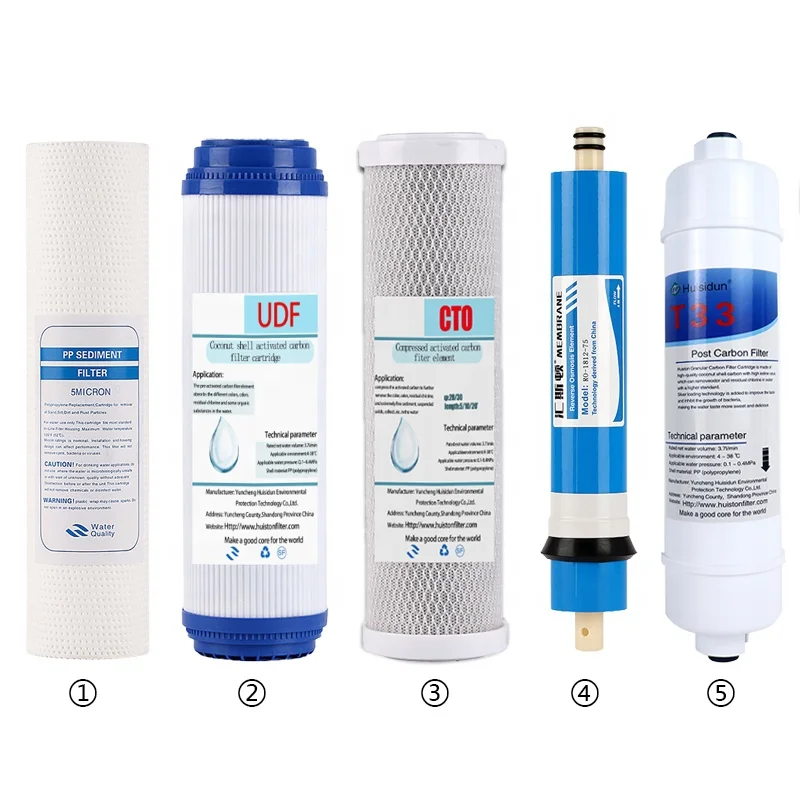 PP UDF CTO T33 ro systemUF hollow fiber membrane ultrafiltration membrane filter element Water purifier accessories filter eleme