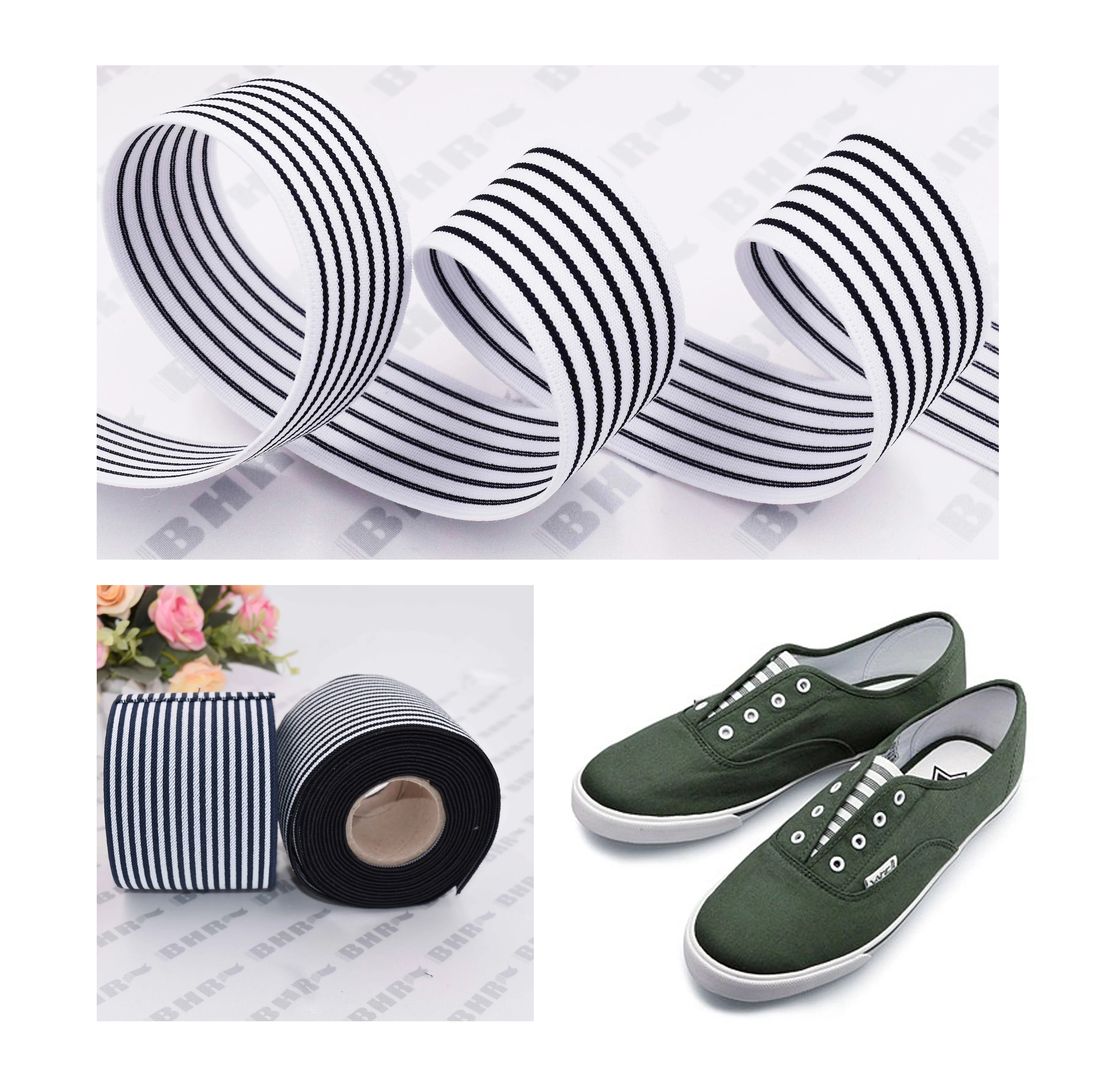 Wide Elastic Webbing for Boot DURABLE and soft elastic band