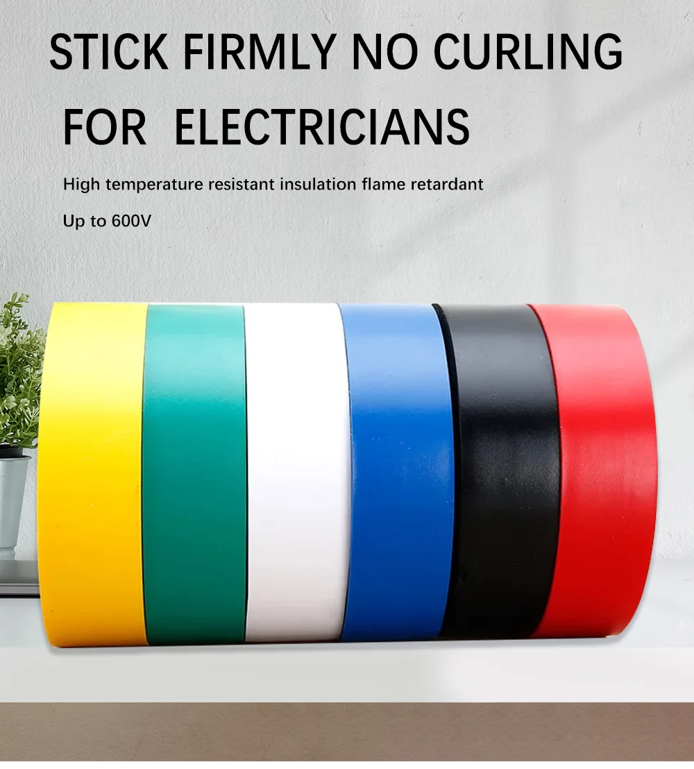 BYSLI High Tensile Strength Multicolor Pet Film Mylar Insulation Mara Tape for Transformer Masking Lithium Battery