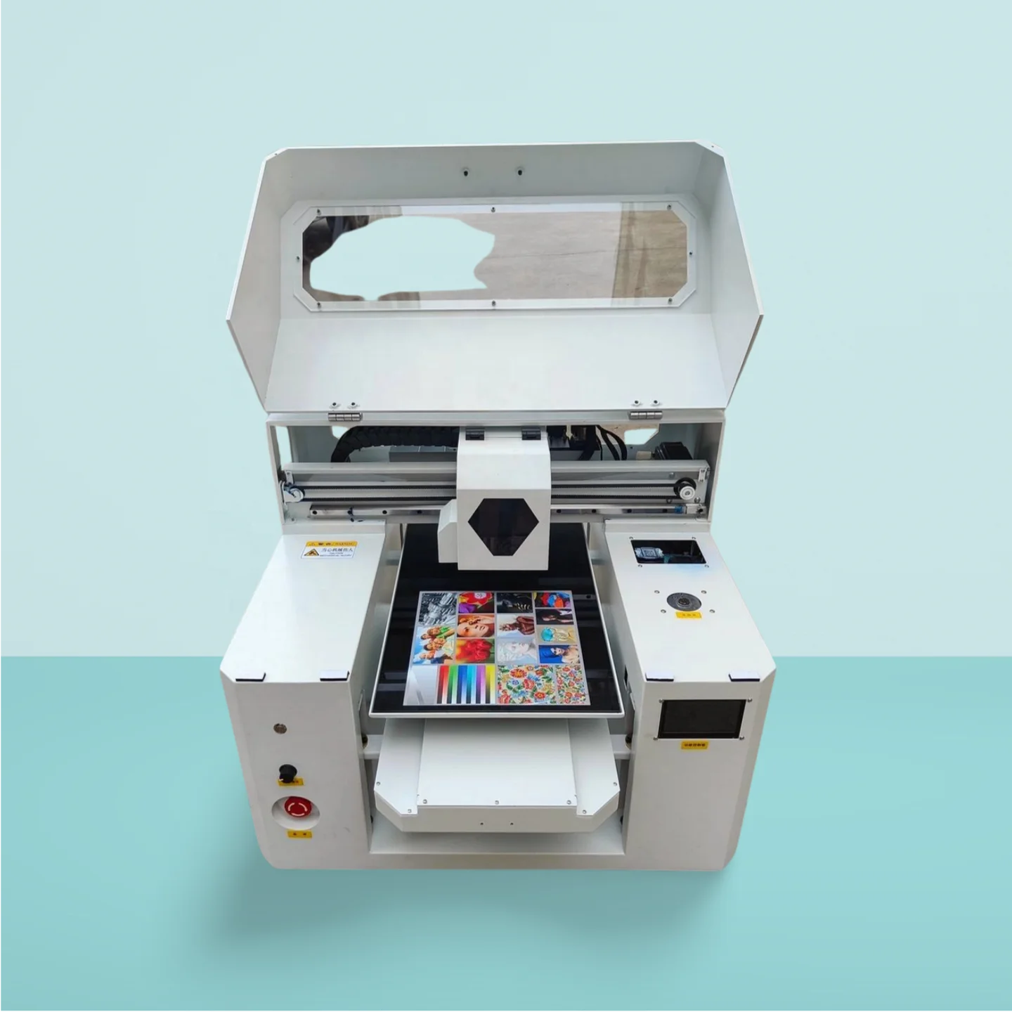 Fully automatic 3d  laser portable photo printer a3 uv flatbed 3360 3050 size double head high speed UV printer From China