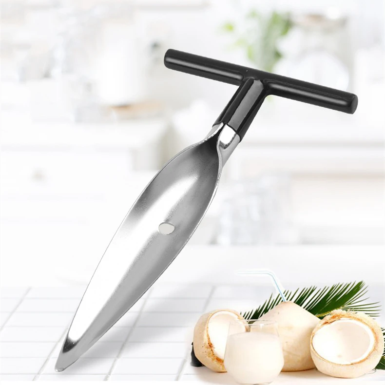 Stainless Steel Coconut  Opener Tool for Fresh Green Coconut Water