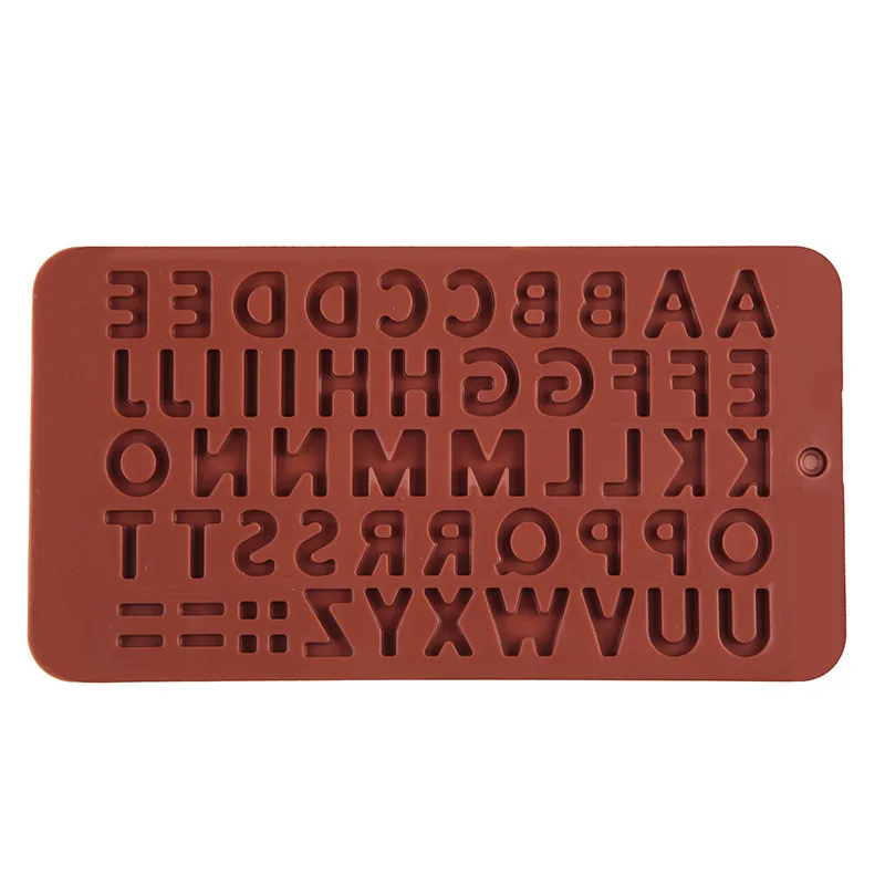 52 Alphabet Diy Silicone Cake Baking Mold Cake Pan Muffin Cups Handmade Moulds Biscuit Ice Cube Tray