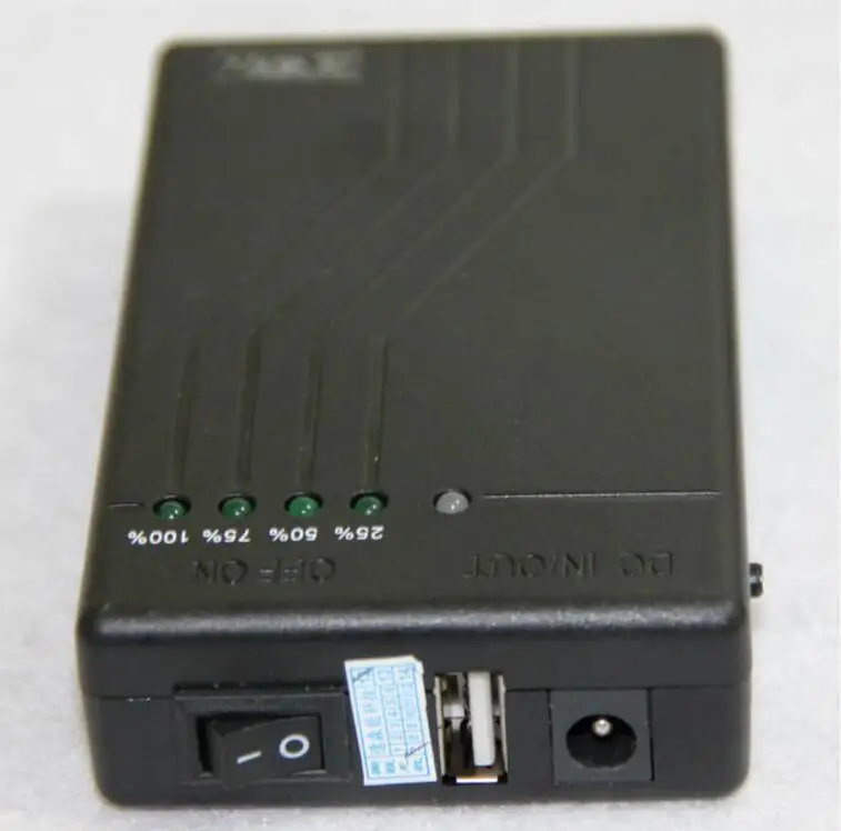 High quality 12V 3800mah Rechargeable Li-ion polymer Battery with 5v USB DC 12v output for CCTV Camera led strip