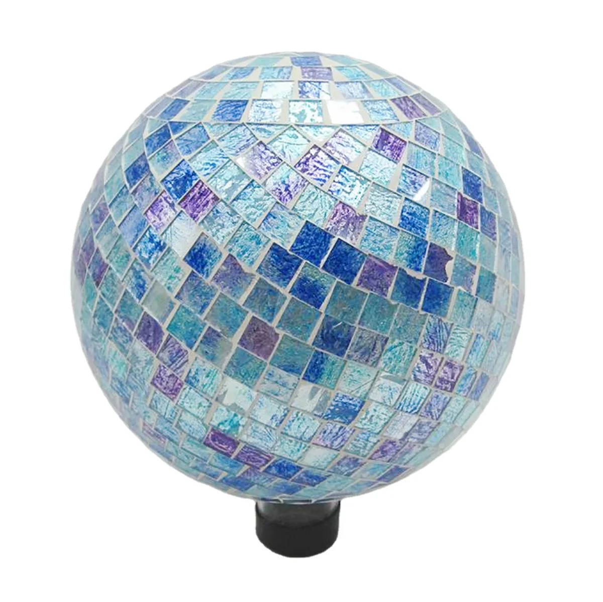 25cm Large Mosaic Glass  Ball Outdoor For Garden Decoration