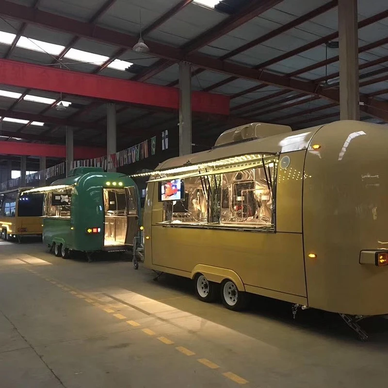 Factory Direct Food Truck Small Food Trailer Pizza Popsicle Hot Dog Cart With Kitchen For Sale