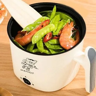 Mini Multifunctional Stainless Steel Electric Cooker Student Instant Noodle Cup Home Office Electric Cooker 16cm