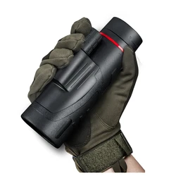 10x42 Roof Prism Full-Multi-Coated Green Film High Magnification Monocular Large Eyepiece Outdoor Telescope