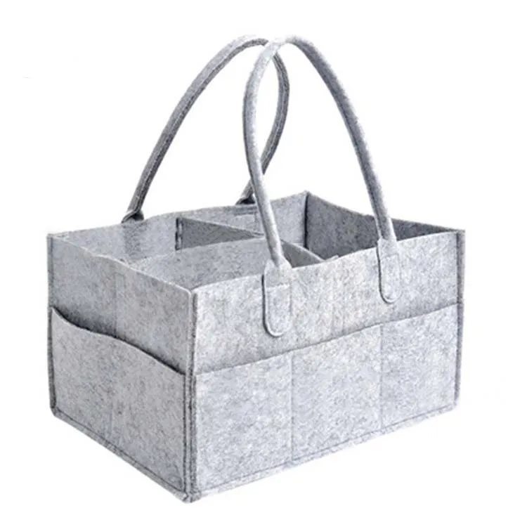Maternal and infant supplies felt bag baby diaper baby bottle portable storage bag