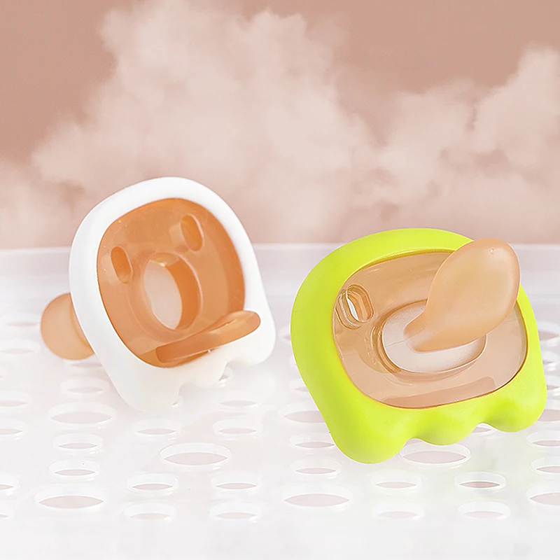 BBET Baby Feeding Nursing Products Hot Selling 2023 2024 Round Head Flat Head Silicone Soothing Pacifier Set for Newborns Babies