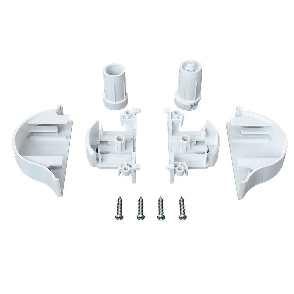 Wholesale curtain accessories curtain poles track roller blind parts head tube for zebra roller blind components