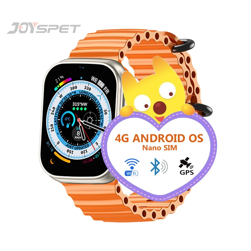 2023 New Ultra smartwatch with sim card slots DW88 smart watch 5g cellular GPS Position Call Free APP Download Ai Assistant 4G
