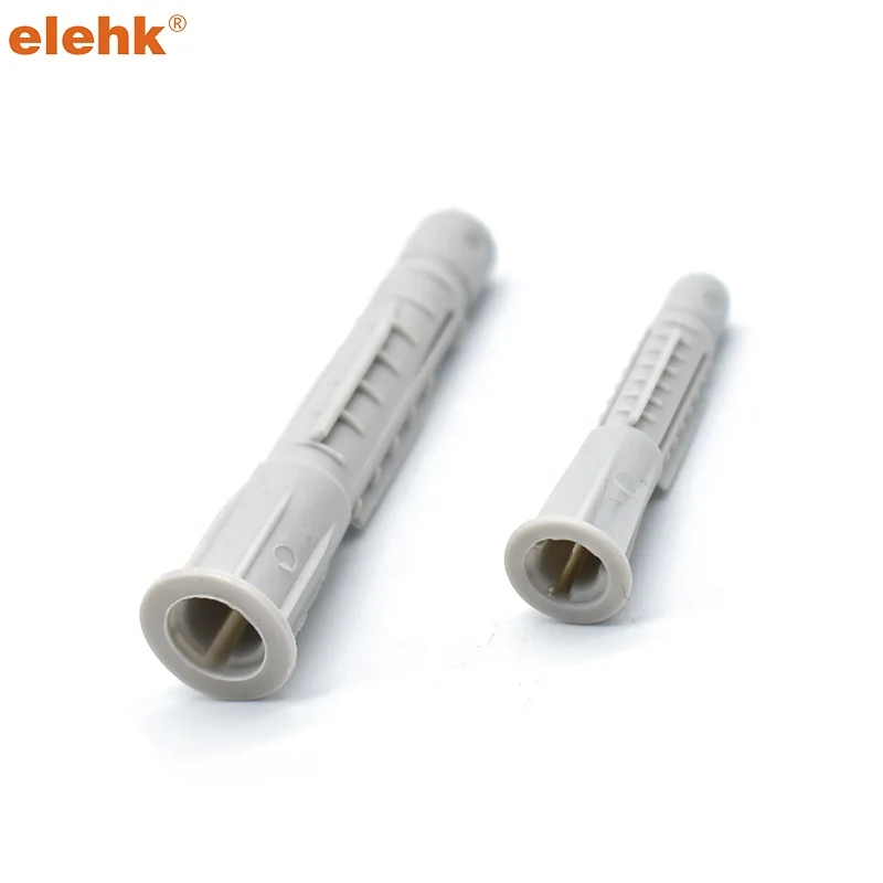 Elehk 6Mm 8Mm Plastic Knot Anchor With Cap Plastic Expansion Anchor Plastic Wall Anchor Nylon Wall Plug