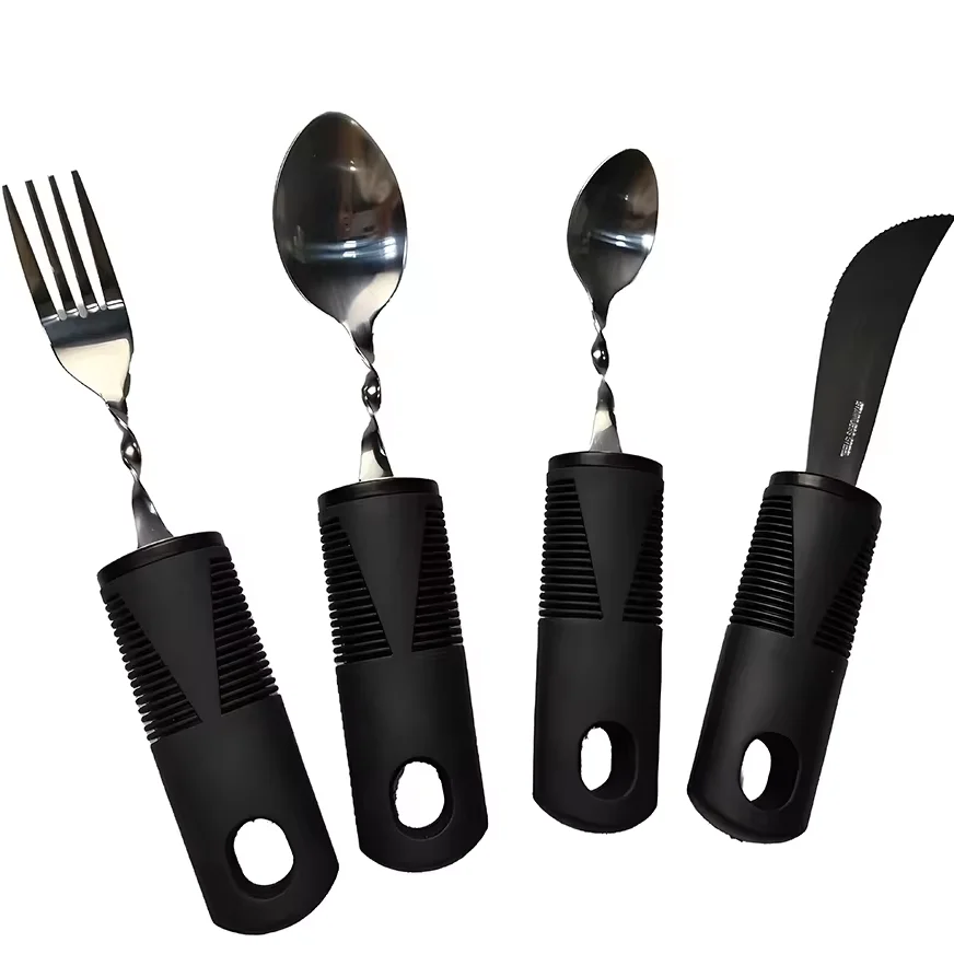 Adaptive  Bendable Cutlery Set Stainless Steel Tableware Silverware Elderly Arthritis Parkinson-Flatware Utensils Disable