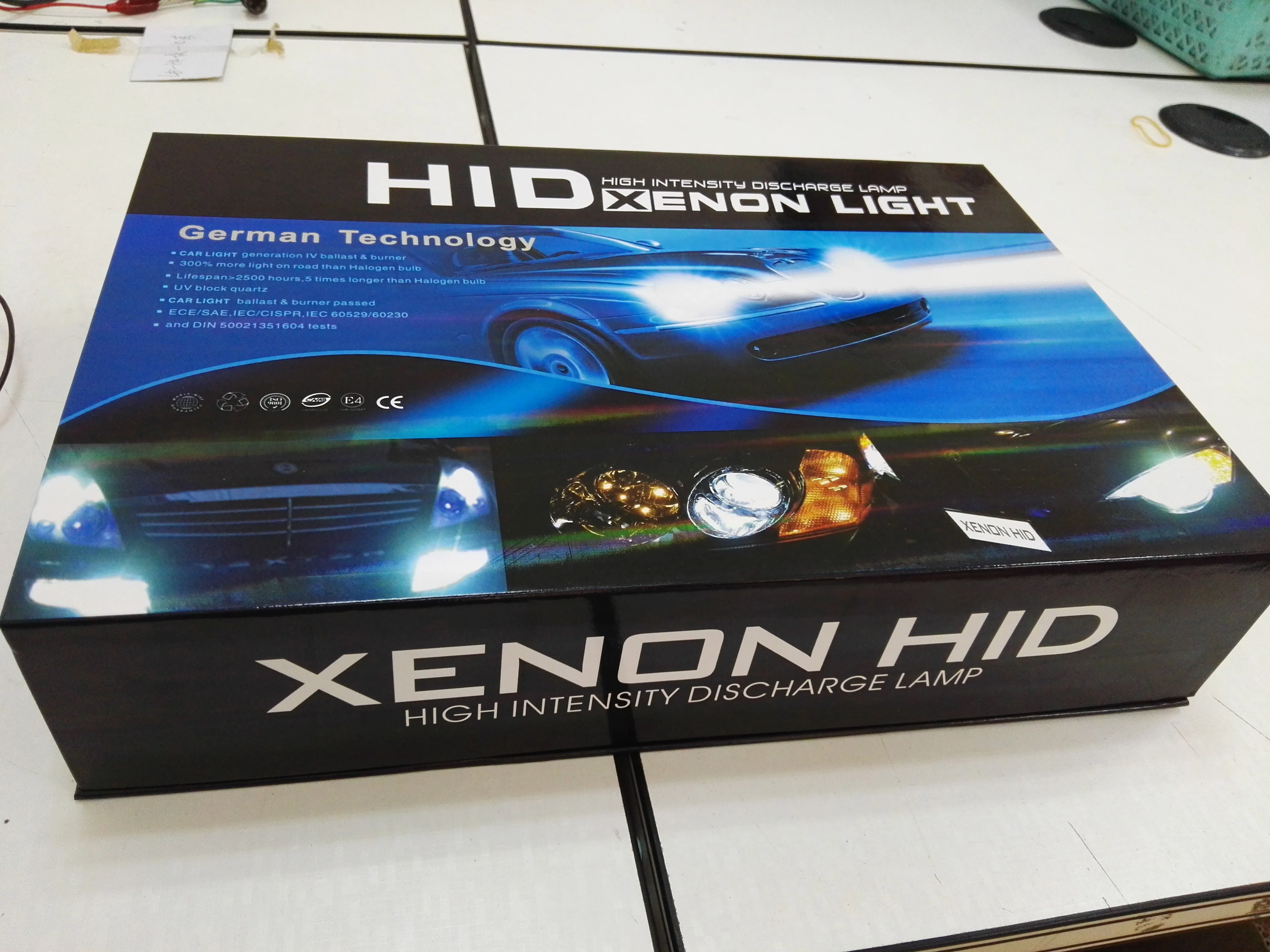 
H4 Hi/Lo hid xenon headlight high low beam 35w with big waterproof relay harness wire fits all HID xenon bulbs 