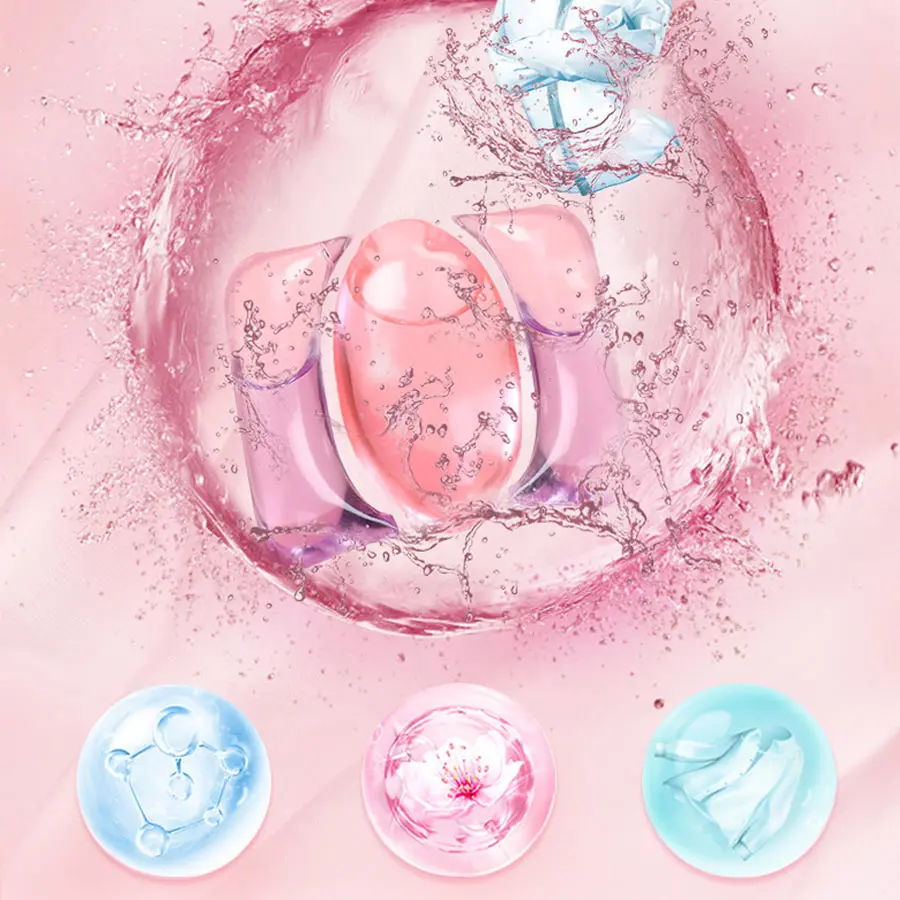 3-n-1 Ultra Liquid Pods Fabric Softener with Lavender Extracts Laundry Detergent Soap Pacs Pods