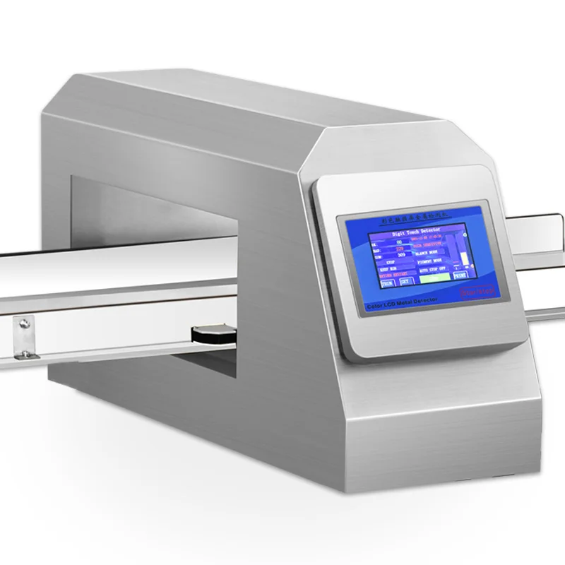 Source Factory Food Grade Conveyor Belt Online Industrial Metal Detector for Aluminum Foil Packaging products