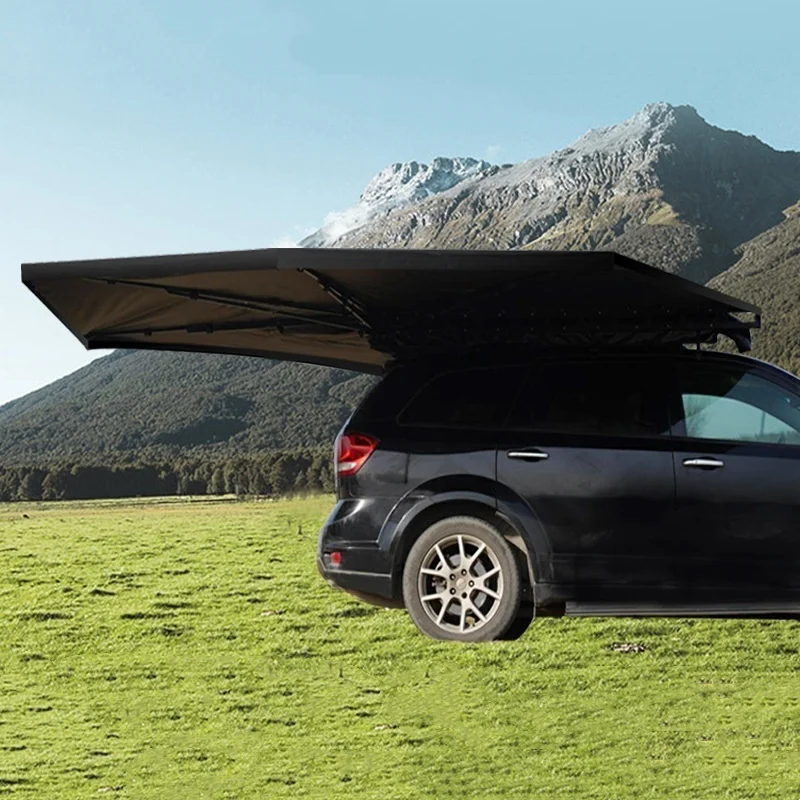 foerstine car side canopy tent suv outdoor camping sunshade quick-open aluminum alloy 2.5*2.5m car side tent 270 speed open