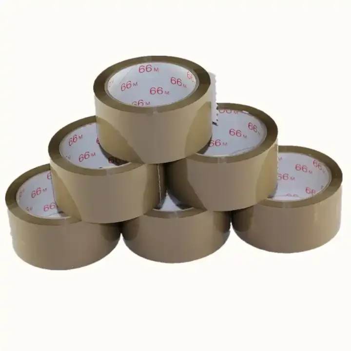 High adhesive power brown BOPP parcel packing tape for carton sealing tape manufacture