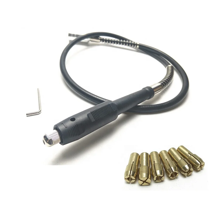 Flexible 3mm Extension Spool Rotary Grinder Tool Cable Electric Grinding Flexible Shaft Engraving 18x1.5mm Dremel Accessories