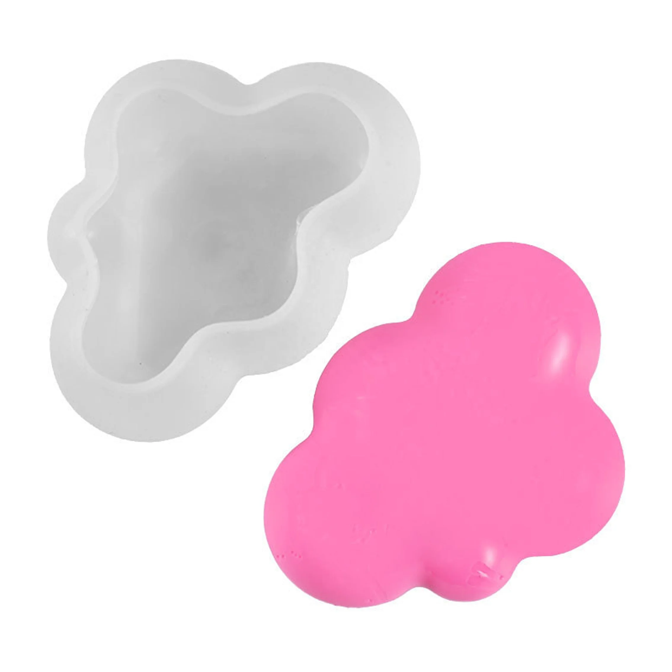 3D Cloud Shaped Mousse Fondant Ice Cube silicone Soap Silicone Cake Mold Chocolate Mold Cake Topper Tools