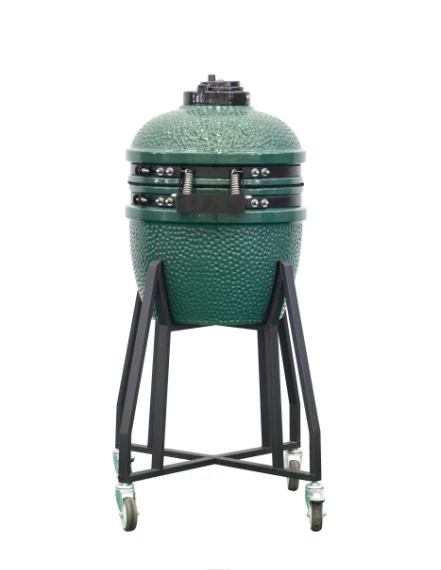 MCD 15Inch Kamado Mini Ceramic Charcoal BBQ China Manufacturer Original Barbecue Grill Stainless Steel Kitchen