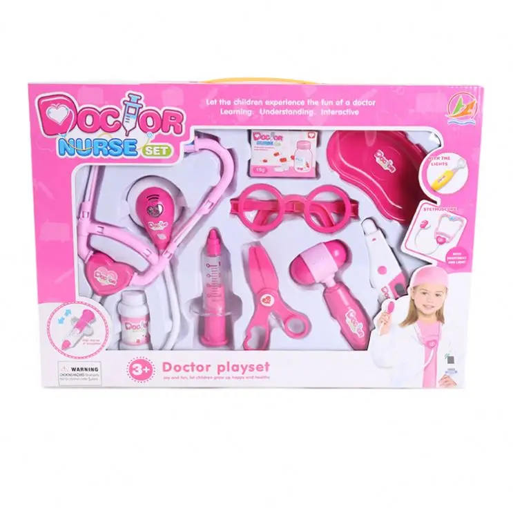 
2021 high quality Simulation Kids Play House Kit Set Doctor Toy 