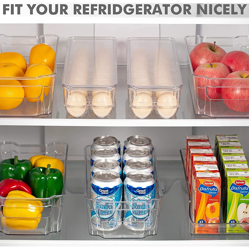 14 Egg Tray Organizer Egg Box Storage Tray Box Plastic Egg Food Container Box