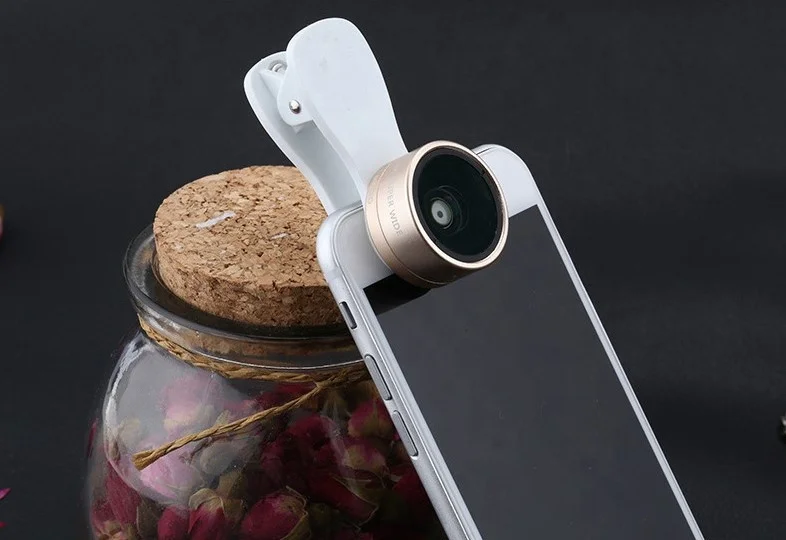 4K HD Mobile Phone Lens 0.36X Wide Angle 15 X Macro 2 IN 1 Mobile Phone External Lens From China Factory