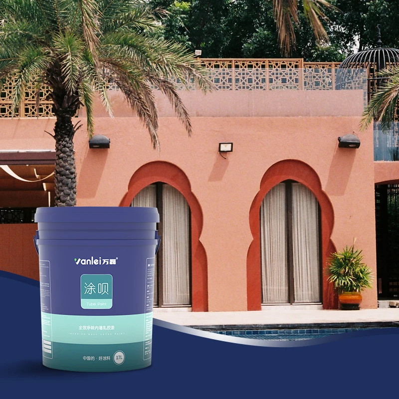 Wanlei Popular Fresh Smell Low Voc Matte Antifouling Exterior Wall Latex Paint