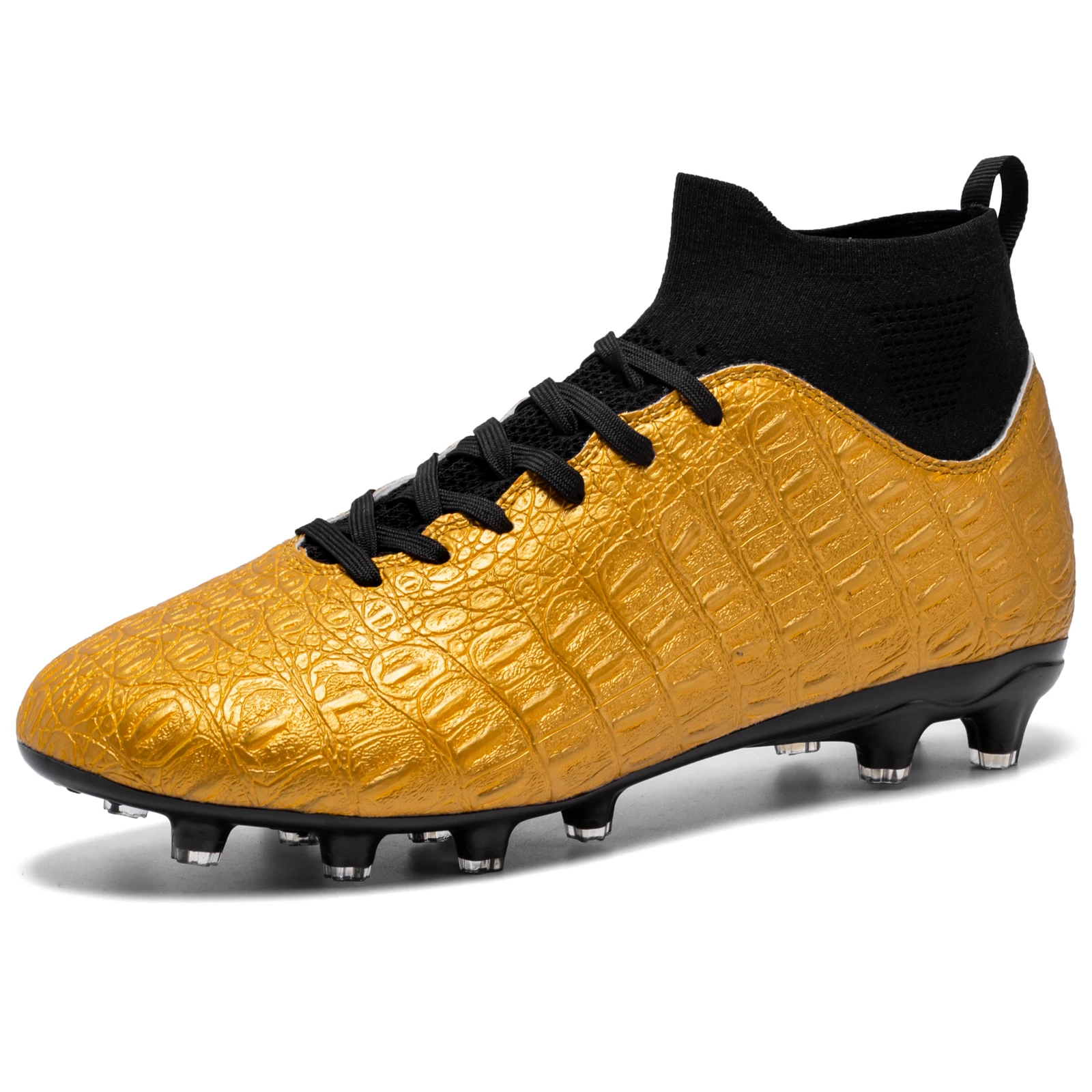 Cross-border patent new spike football shoes 10 colors 32-46 yards main push discount