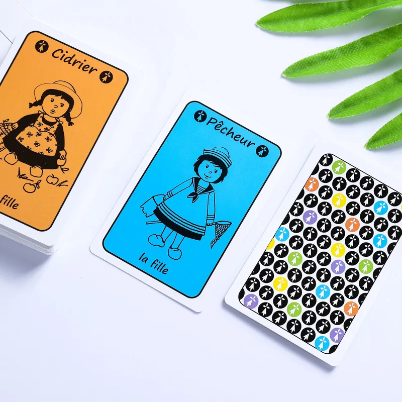 Custom Printing Children Bingo Graphic Memory Trading Paper Board Card Game