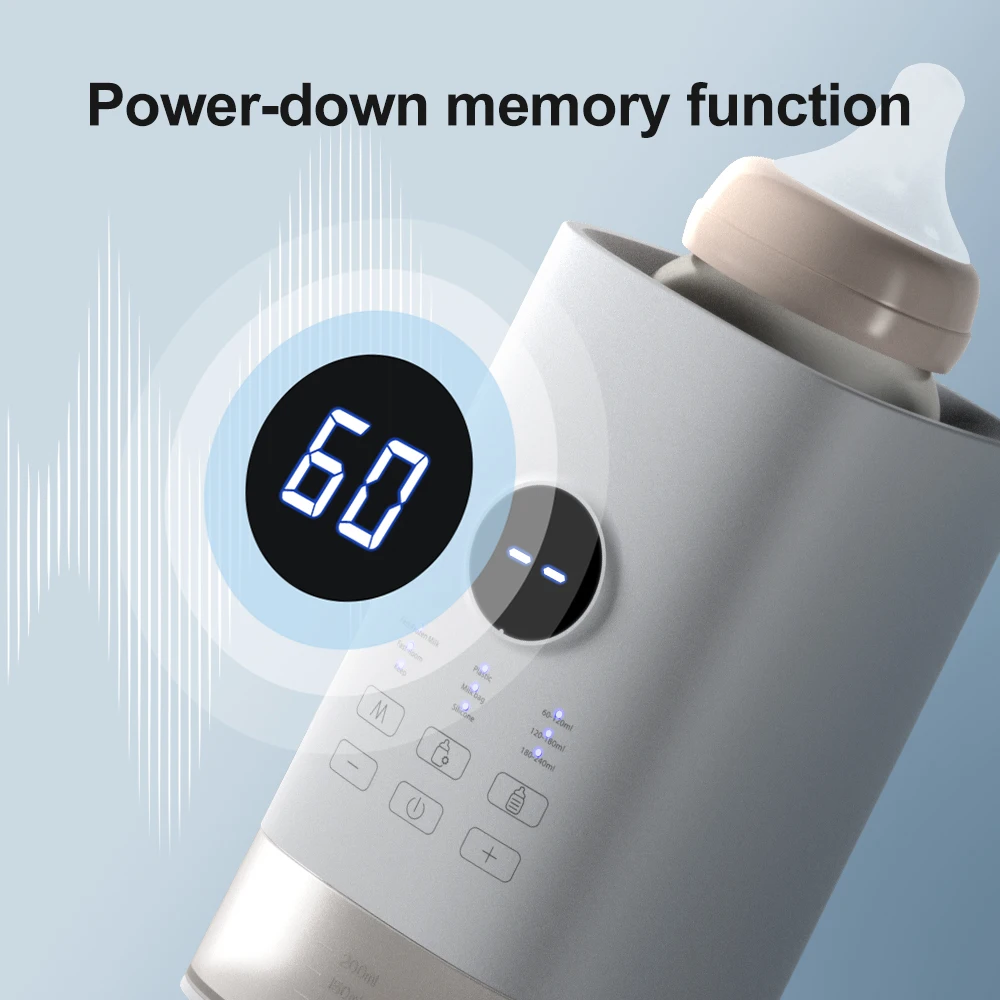 6 IN 1multifunctional single bottle milk warmer, baby bottle sterilizer, breast milk heating constant milk dispenser