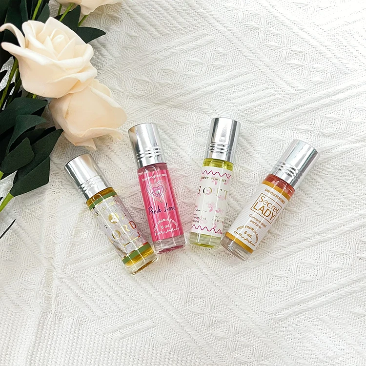 wholesale 6ML Red Rose designer arabic musk perfume oil wholesale in dubai