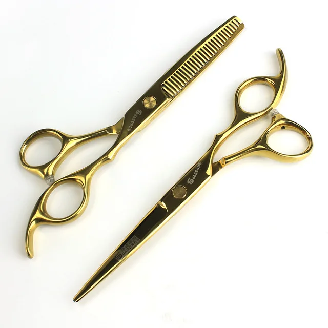 High quality stainless steel professional 6 inch Hair Cutting and Thinning Barber Scissors
