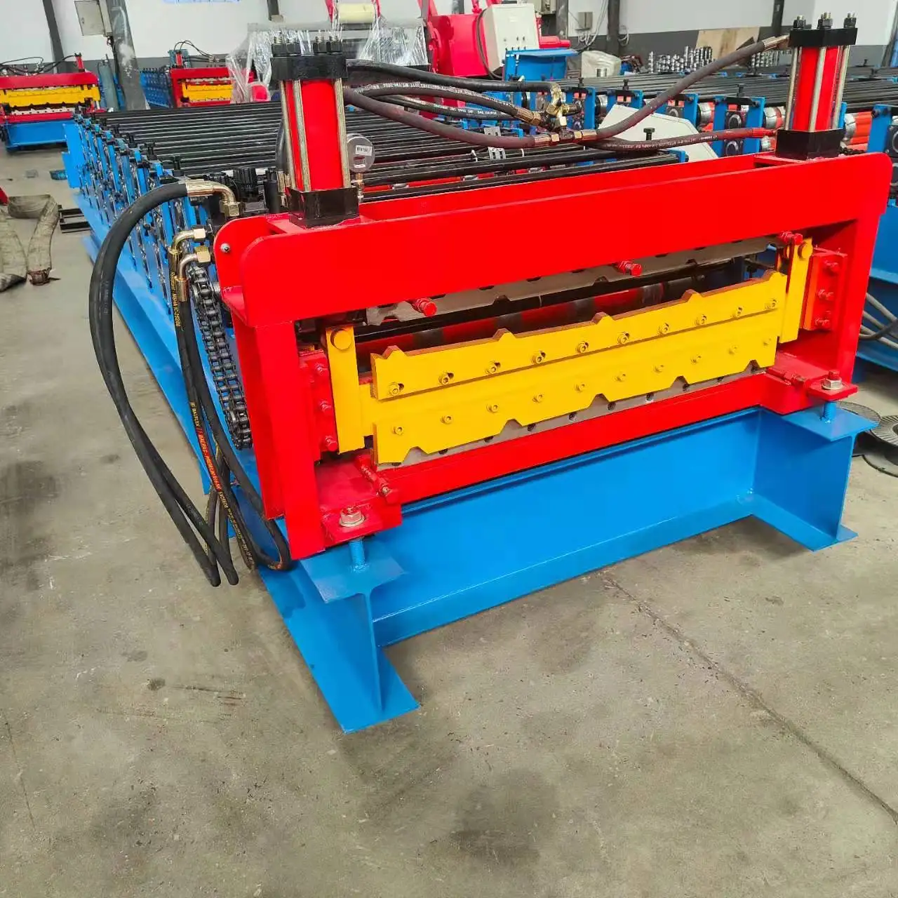 Factory experienced production high speed Roofing sheet roll forming machine production line